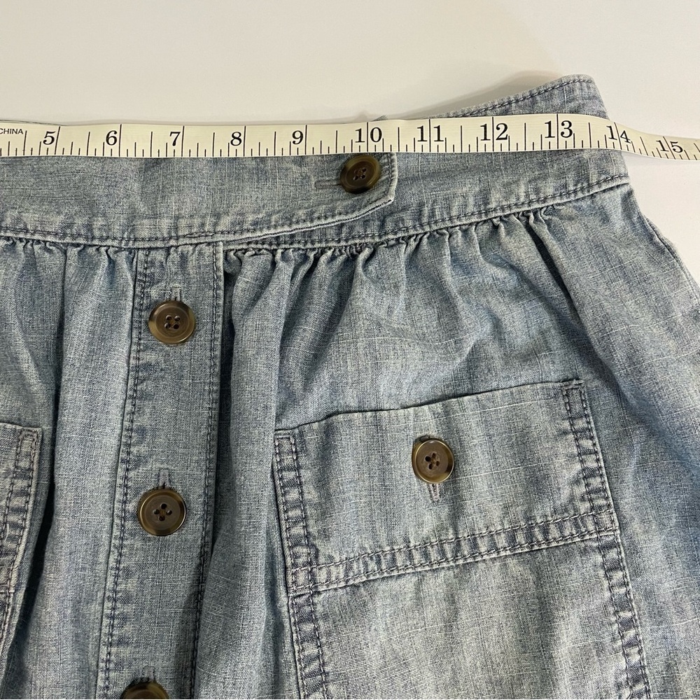 J. Crew Factory Women's Button-Front Skirt Size 4 - Picture 7 of 7
